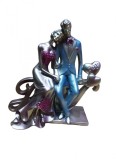 Cumpara ieftin Statueta Decorativa Indragostiti, Love, 21 cm, 100SA