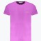 Tricou barbati cu decolteu la baza gatului din bumbac, Violet, XL
