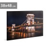 FAMILY POUND - Tablou cu LED - "Podul cu lanturi - 2 x AA, 38 x 48 cm