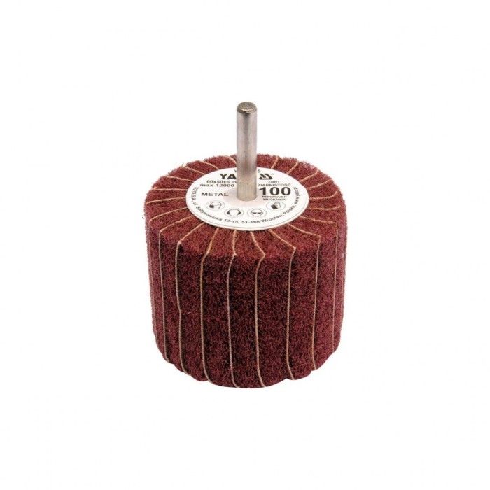 Perie abrazivă circulară cu tijă 60 x 50 x 6 mm granulație 60 Yato YT-83394