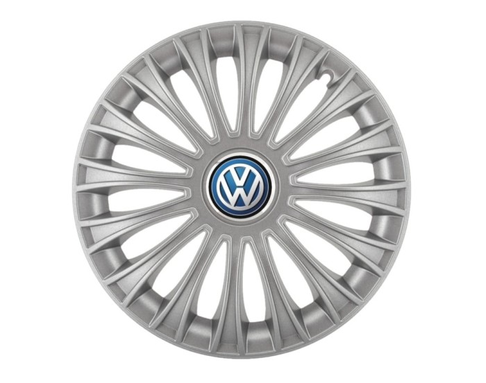 Set 4 capace roti Dino cromat R16 pentru gama auto Volkswagen