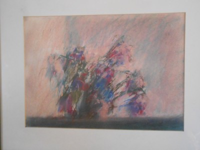 Constantin Daradici (1948-2017), Flori, guasa, 30x20 cm, semnat verso, inramat foto