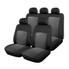 Huse Scaun Auto, 9 piese, universale, culoare Gri-Negru FAVLine Selection, Oem
