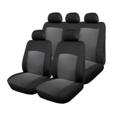 Huse Scaun Auto, 9 piese, universale, culoare Gri-Negru foto