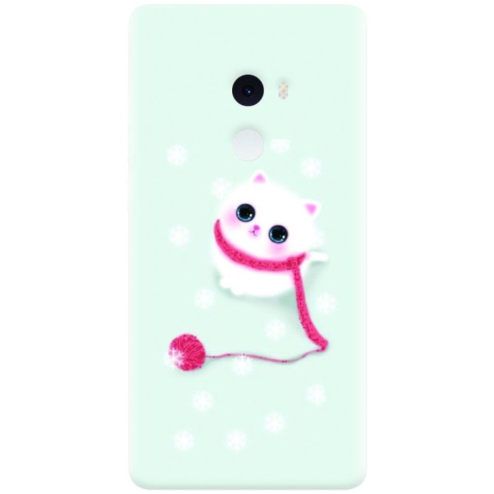 Husa silicon pentru Xiaomi Mi Mix 2, Cute Cat