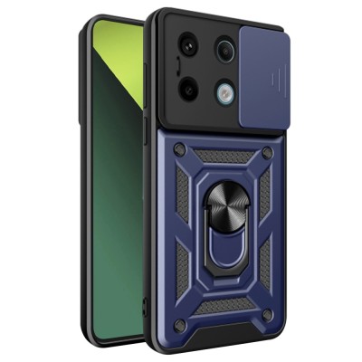 Husa Xiaomi Redmi Note 13 Pro 5G protectie camera Techsuit CamShield Series, albastru foto