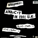 Vinil Megadeth - Anarchy In The U.K. 12&quot;, 45 RPM, Single, Editie Rara Germania (-VG) Zgarieturi Fine, Coperta Uzata