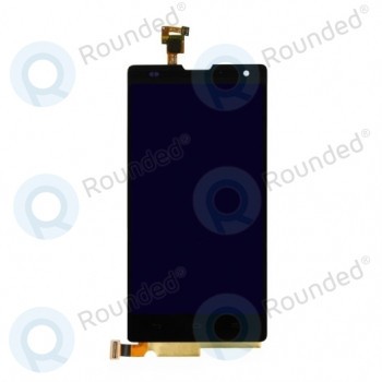 Modul display Huawei Ascend G740 LCD + Digitizer negru foto