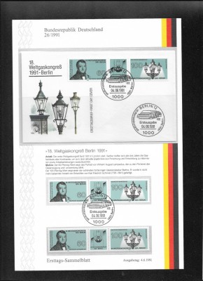 Germania FDC 26.1991 foto