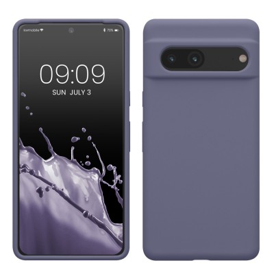 Husa Kwmobile pentru Google Pixel 7, Mov inchis, Silicon, KWM0000171I048C foto