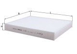 MAHLE LA 809 Filtru, aer habitaclu
