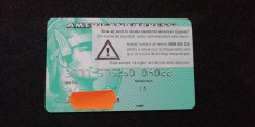 B12 69 - Card bancar foarte vechi - piesa de colectie