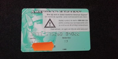 B12 69 - Card bancar foarte vechi - piesa de colectie foto