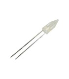 LED 5mm lumina galbena imitare efect lumanare cu clipire 220-330mcd