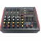 Mixer audio cu 6 canale activ USB BT