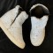 Sneakers ghete dama sport casual platforme ascunse aurii / negre albe / argintii
