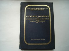 Lucrarile stiintifice ale Statiunii centrale de cercetari pentru cresterea porcilor Peris (vol. I)