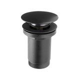 Cumpara ieftin VENTIL LAVOAR CLICK CLACK CU PREAPLIN ROTONDO NEGRU S285-BL-B FERRO