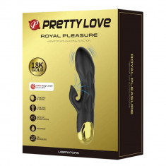 Vibrator de Lux Pretty Love Royal Pleasure Liberators, 19.2x3.6 cm