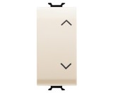 Intrerupator jaluzele cu 3 pozitii 1M Gewiss Chorus Ivory GW11121