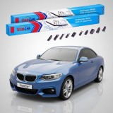 Cumpara ieftin Ștergătoare BMW Seria 2 Coupe (F22) 2012-2021 | Set Față Flat Premium &ndash; TeamCar&reg;