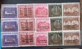 Romania 1941 - Fundatia Carol l,serii cu si fara supratipar