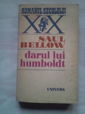 (C423) SAUL BELLOW - DARUL LUI HUMBOLDT foto