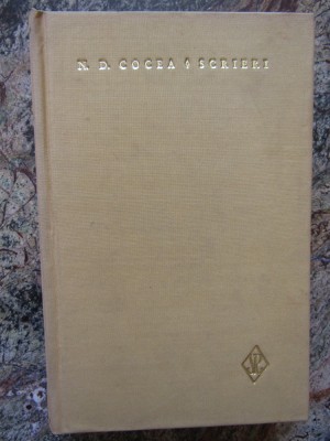 N. D. COCEA - SCRIERI VOL 2, 1970 foto