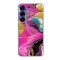 Husa pentru samsung galaxy s25, compatibila magsafe, model neons and brights 33, protectie antisoc, incarcare wireless