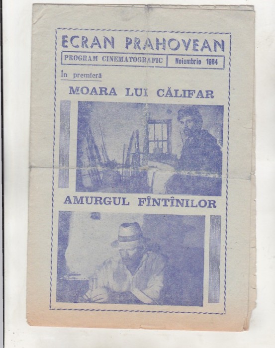 bnk rev Ecran prahovean - noiembrie 1984