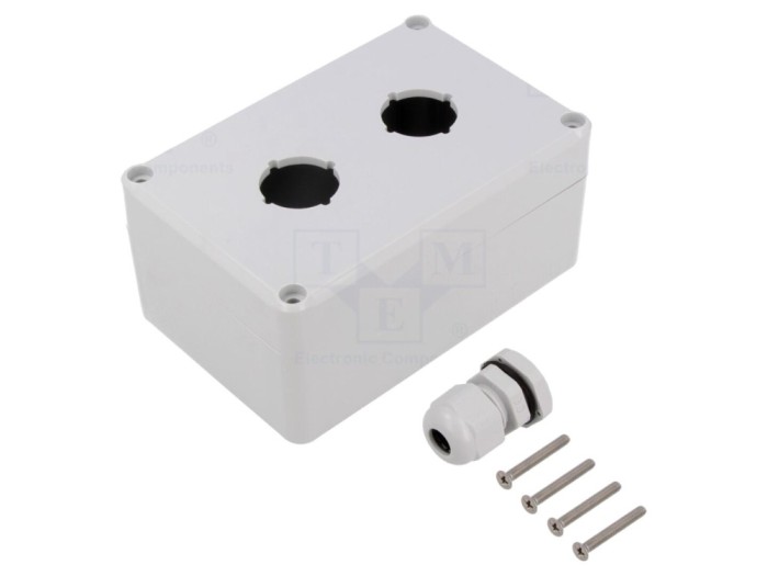 Carcasă ABS pentru pilot, 78x118x55mm