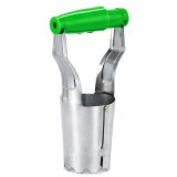 Plantator manual pentru bulbi de flori cu arc si maner ergonomic