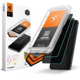 Folie de protectie Ecran Privacy Spigen GlastR EZ FIT Pro HD pentru Samsung Galaxy S26 S942, Sticla Securizata, Full Glue, Set 2 bucati AGL11096