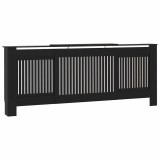 Masca pentru calorifer, negru, 205 cm, MDF