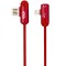 Cablu Incarcare si Audio USB - Lightning / Lightning - Lightning XO Design NB38, 2.4A, 1 m, Rosu
