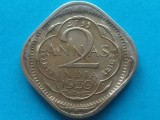 INDIA BRITANICA- 2 ANNAS 1939