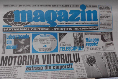 Revista MAGAZIN - (13 noiembrie 2008) foto