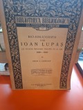 Bio-bibliografia d-lui Ioan Lupaș - Prof. I. Crăciun