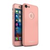 Husa de protectie pentru Apple iPhone 8, iPaky Pro Rose-Gold Original Case, acoperire completa 360 grade cu folie de protectie gratis, MyStyle