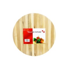 Tocator rotund Ertone, 25 cm, bambus