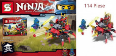 Joc creativ lego Ninja figurine, peste 114 piese foto