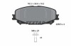TEXTAR 2280301 Q+ set placute frana,frana disc