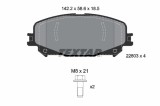 TEXTAR 2280301 Q+ set placute frana,frana disc