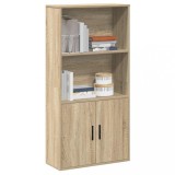 Gossi biblioteca, stejar sonoma, 60x24x120 cm, lemn prelucrat