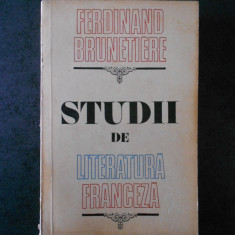 Ferdinand Brunetiere - Studii de literatura franceza