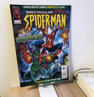 Revistă Bandă Desenată Spectacular Spiderman Nr 4 Noaptea Goblinului! MARVEL, Noriel, 2007 foto