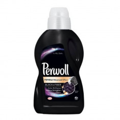 Detergent Lichid Rufe Negre PERWOLL Black & Fiber, 900 ml pentru 15 Spalari, Detergent Lichid pentru Haine Negre, Solutii Curatare a Hainelor Negre, D