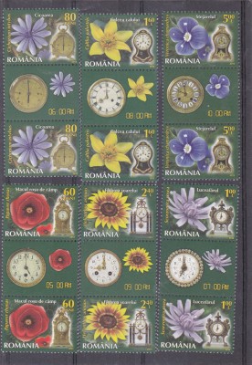 ROMANIA 2013 - CEASUL FLORILOR (II), UZUALE, VINIETA IN TRIPTIC, MNH - LP 1983b foto