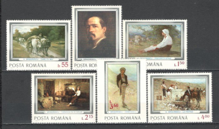 Romania.1977 70 ani moarte N.Grigorescu-Pictura YR.622