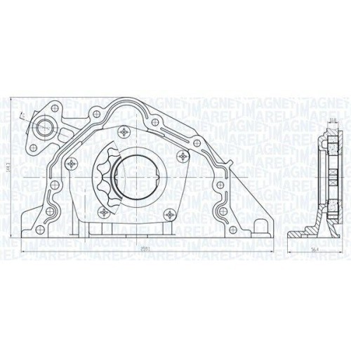 Pompa ulei Citroen C4 Coupe (La), C4 Grand Picasso I (Ua), C4 I (Lc), C4 Picasso I (Mpv) (Ud), C5 I (Dc), C5 I Break (De), C5 2 (Rc), C5 2 Box / Esta